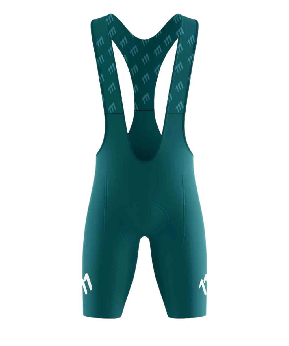 Bib short sin costuras verde esmeralda hombre 111 Cientonce