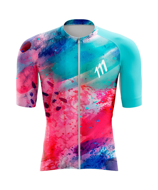 Jersey de ciclismo coral hombre