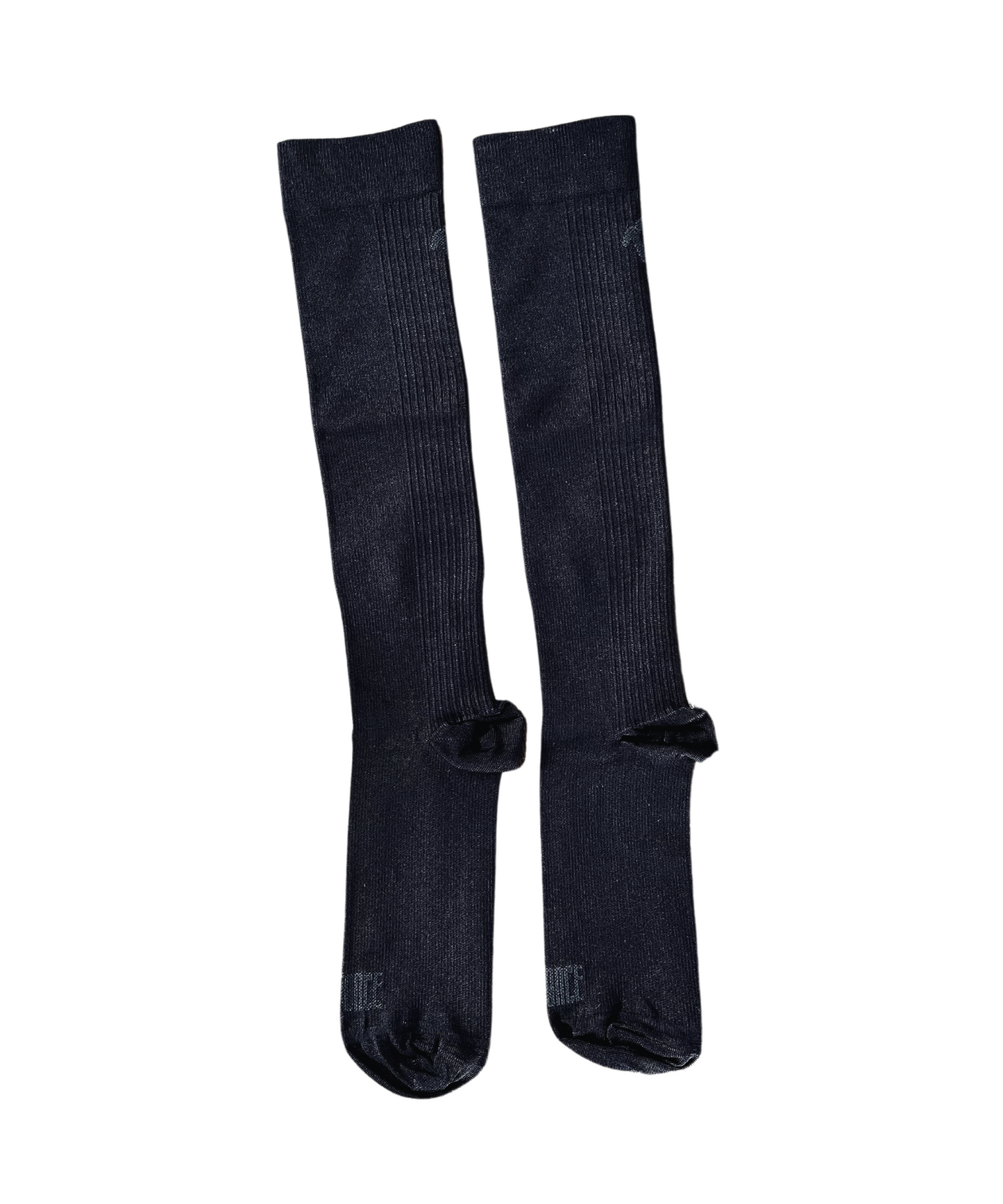 Long distance black cycling socks