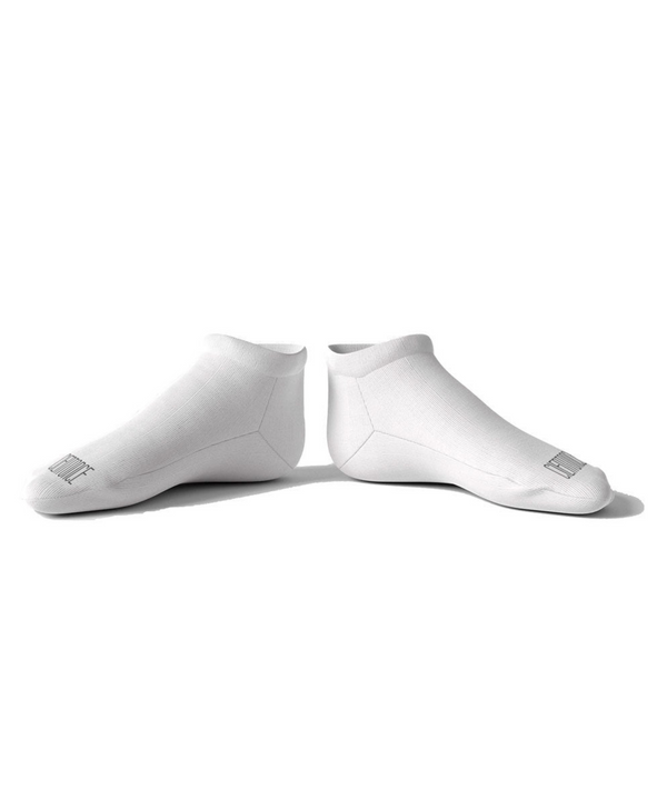 Long distance white cycling socks