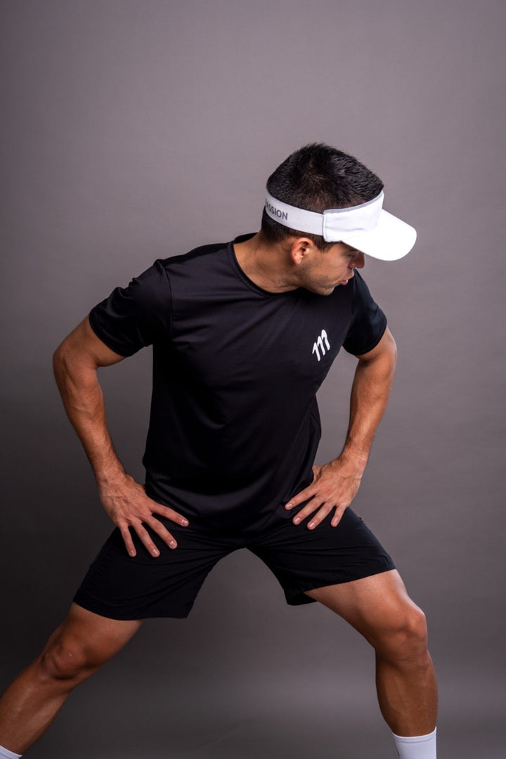 Running tee hombre negra - 111 Cientonce