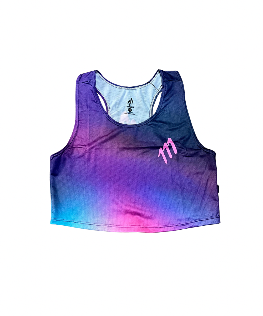 Running crop top alicia mujer