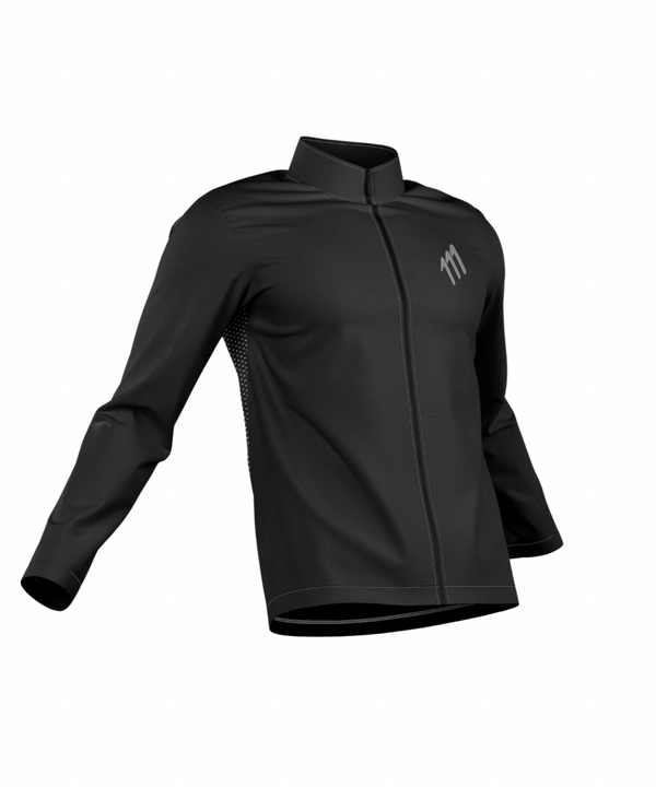 Chaqueta rompevientos de ciclismo negra hombre 2.0