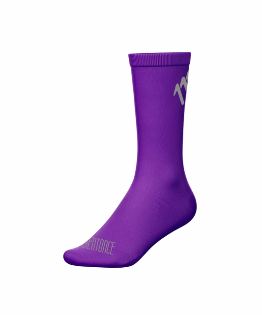 Grape cycling socks