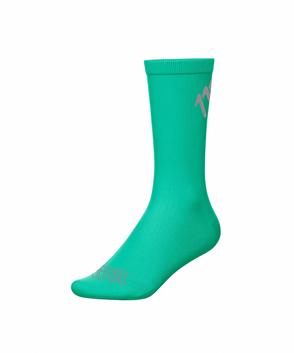 Light Emerald cycling socks