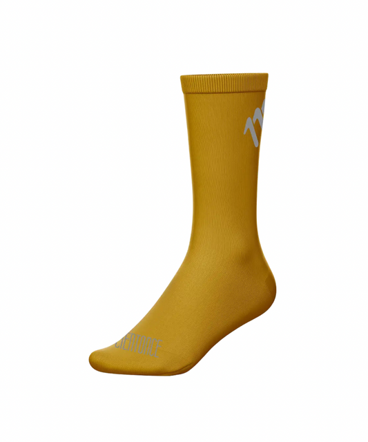 Gold cycling socks