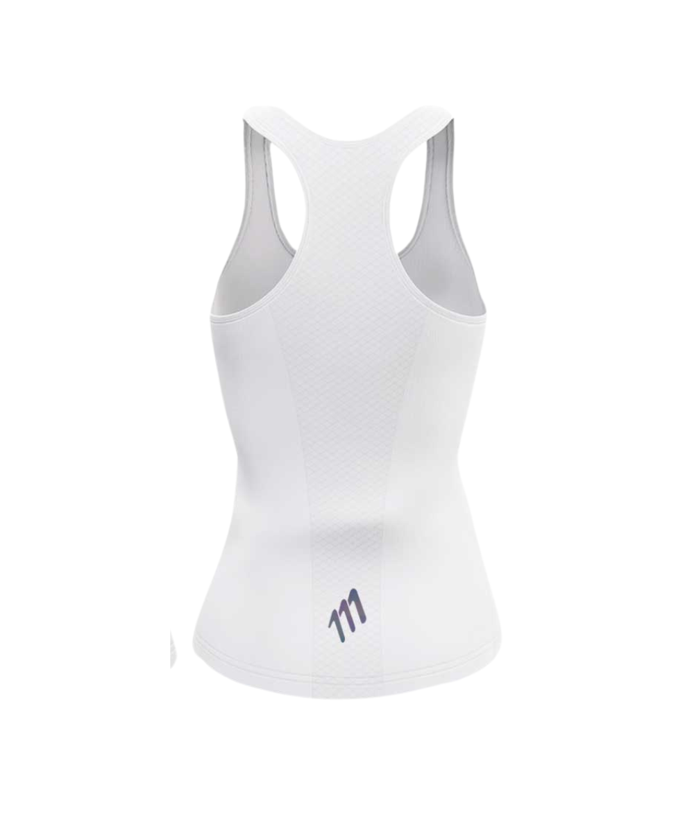 Running tank elite blanco mujer