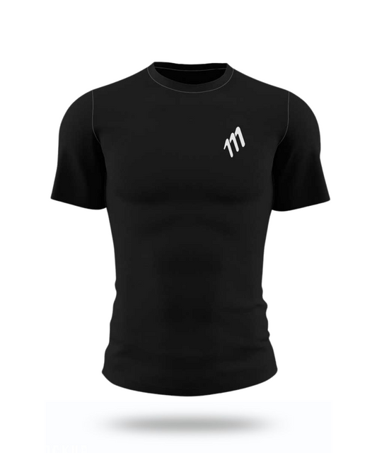 Running tee hombre negra