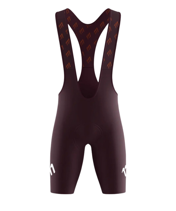 Bib Short sin costuras terracota hombre