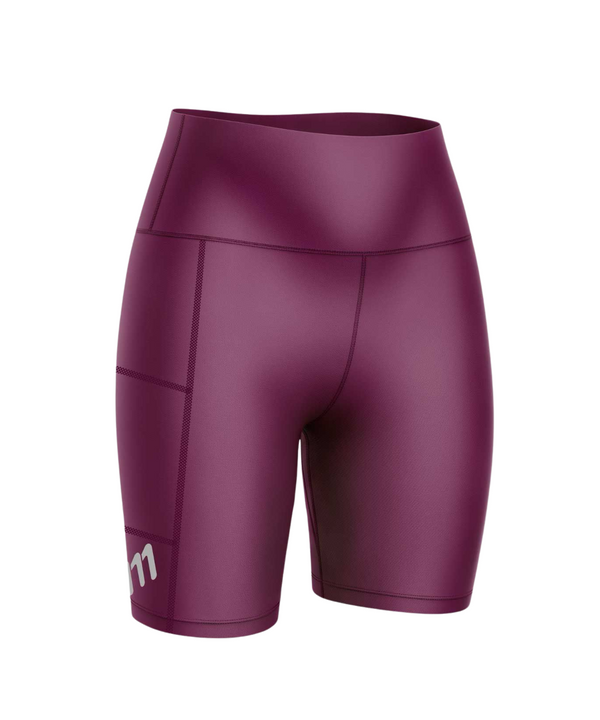 Licra de running trainer vinotinto de mujer